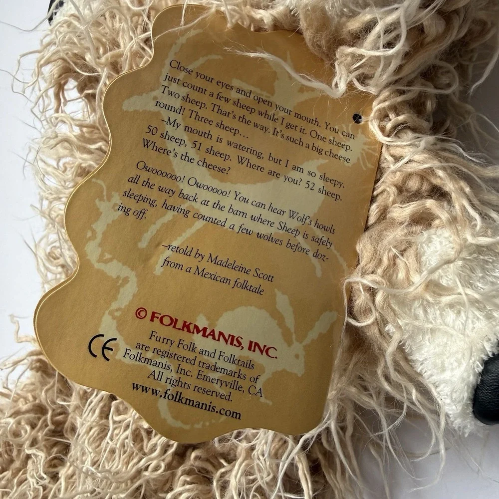 NWT Folkmanis Sheep Stage Puppet 13
